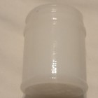 Vintage Mentholatum White Milk Glass Ointment Jar     Embossed     Antique Collectib