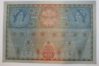 1902 Austria 1000 Kronen Banknote P-59 Deutschosterreich Overprint Nice Au Note