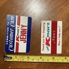 Vtg Kmart Name Tags 80   s Customer Service Ephemera Tyfsok How May I Help You 2pc