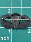 Wwii Us Army Airborne Paratrooper Jump Wings Sterling Pinback
