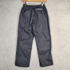 Bauer Team Pants Youth Boy Medium Gray Lined 37 5 Hockey Warm Up Coach Ankle Zip