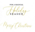 Beautiful  Snowy Tree In Winter Forest Christmas Card New  8 