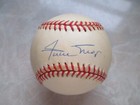 Willie Mays Signed Autographed Baseball On Display Stand W goldin Scoreboard Coa