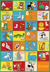 3x5 Educational Rug Kids Abc Animal Names School Classroom Time Alphabet Zoo 