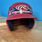 Rawlings R16 Velo Red Matte Batting Helmet - Senior 6-7 8  To 7-5 8  - Read Desc