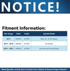 Brake Kit Nissan Altima Disc Brake Rotors Ceramic Brakes Pads 2014 2015 2016