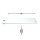 Sswbasics Tempered Glass Shelf - Set Of 2 - Stylish   Sturdy Floating Shelves