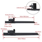 New 4000lbs 60  Clamp On Pallet Forks For Skidsteer Loader Bucket Tractor Fork