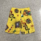 Vintage Ocean Pacific Shorts Youth L Swim Trunks Yellow Surf 90s Op Retro