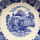 Vtg Jonroth England Staffordshire Transferware Slater Mills Pawtucket Ri 4    Dish