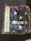 3  X 5  American Flag Nylon Outdoor Us Flag Sun Protected Coloros Embroidered