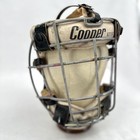 Vintage Cooper Hockey Face Mask Cage Mens One Size Beige Padded 621502 Steel