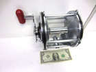 Vintage Penn 12 0 Senator  Star Drag  Red Handle  Clicker  Free Spool Lever  Usa