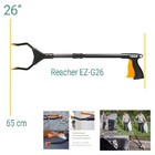 Industrial Heavy Duty Pick Up Tool Reacher Grabber Trash Rotating Head 26 