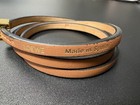 Loewe Double Bangle Bracelet Set Of 2 Leather Black Brown 3 Rows