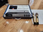 Wireless Microphone System 2 Channel Uhf All In One Mixer Bluetooth Karaoke Pa
