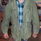 Vtg  1958 Us Army M-1951 Field Jacket Og-107 Large Short M51 1st Army Aviation