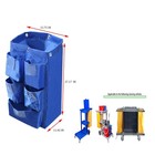 Janitorial Cart Bag With 5 Pockets 25 Gallon Housekeeping Cart Bag High Capac   