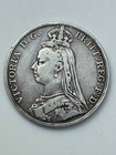 1890 United Kingdom Silver Crown Coin