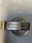1951 Pontiac Money Clip 25th Silver Anniversary 1921 Silver Dollar Advertising