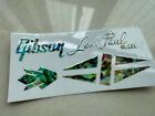 1pcs Gibson Guitar Les Paul Model Neck Head Headstock Uv Raised Stickers Decals