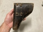 Original Ww2 Era German Pistol Leather Holster Walther Ppk Wwii Field Gear