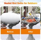 Bird Bath Heater For Outdoors In Winter  Pond Deicer 60 Watts Birdbath Deicer a