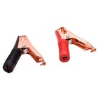 2pcs 100a Electrical Crocodile Alligator Car Battery Insulated Test Lead Clips 