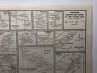 1947 Vintage Strategic Islands   Areas Of Wwii Atlas Map Antique Hammond s Atlas