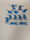 Mpc 1960 s 60mm Civil War Union Figures Lot Of 12 Metallic Blue Vintage 60s