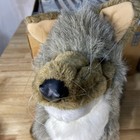 Folkmanis Wolf Hand Puppet Plush Stuffed Animal Gray Brown Fairy Tale