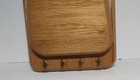 Vintage Cornwall Key   Mail Rack Combo 3 Compartments 5 Hooks Wall Mount 16in