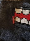 Levi s X Kaws X Original Fake 105n Denim Jeans Red Teeth Back Pocket Embossed