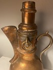 Antique Central Asian Middle Eastern Copper Ewer Water Vessel Aftaba - 18  Tall