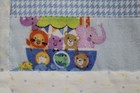 Handmade Adorable Baby Quilt New Flannel Soft On Both Sides 41  Sq  Nursery Crib