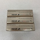 New Maxell Tc 30 Vhs C Camcorder Hgx Gold Premium High Grade 3 Tapes Sealed 