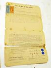 Antique Warranty Deed Document  Coos County  New Hampshire Dated October 13 1867