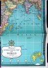 Vintage Hammond s International World Map Mercator Projection Colorful