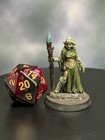 Painted Female Druid Miniature Dungeons   Dragons Pathfinder 28mm Fantasy