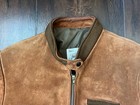Sears Fieldmaster Bomber Jacket Brown Men s Size 40 Zipper Button Vintage