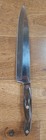 Cutco Classic Chef Knife No  1725 Brown W  Orange Swirl Handle 9  Blade