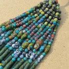 Vintage Old Handmade African Venetian Mosaic Millefiori Trade Glass Beads Ii