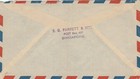 Malaya 1950 Straits Settlements Singapore Kgvi Airmail Cover To England M2602