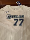 Nike Nba City Edition Dallas Mavericks Luka Doncic  77 White Player T-shirt 2xl