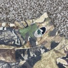 Mossy Oak Mens Turtle Neck Shirt Camo Large Camouflage Hunting Faded Cotton Vtg