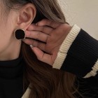 Square  Korean Style Stud Earrings Simple Fashion Jewelry For Women Party