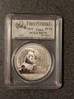 2014 China 10yn Panda 1 Oz  999 Silver Coin - First Strike - Pcgs Ms70