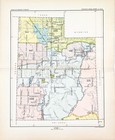 1899  Utah  Map Original Antique - Ceded Indian Lands   11x9  