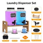 2-pack Laundry Detergent Dispenser With Stand   1 Gallon Laundry Soap Dispenser   