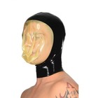 Unisex Latex Hood With Breathing Control Bag Rubber Mask For Fetish Clubwear